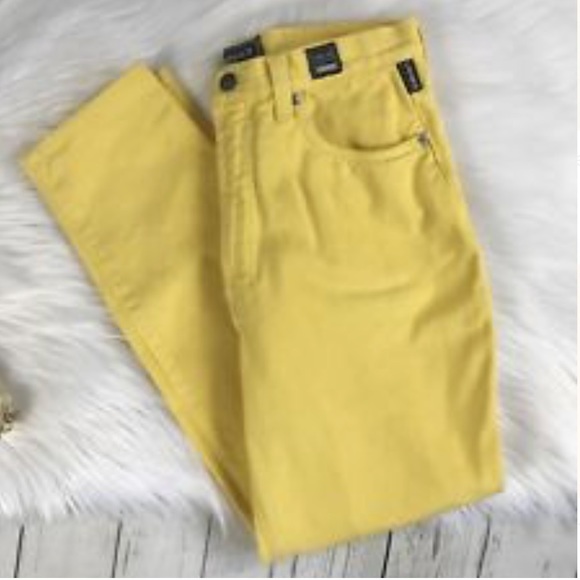 yellow versace jeans